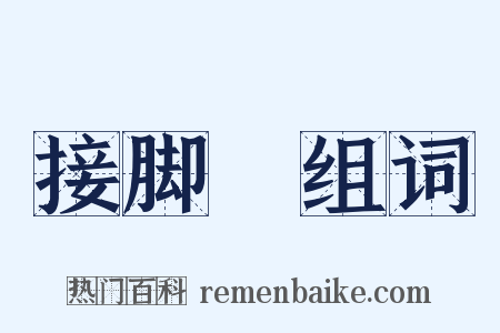 接脚壻组词是什么意思的图片